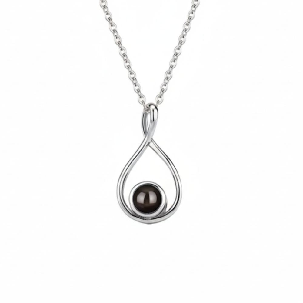 Lorawish Infinity Loop Projection Necklace