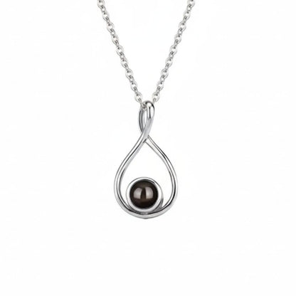 Lorawish Infinity Loop Projection Necklace