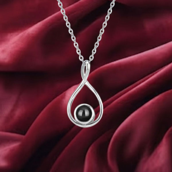 Lorawish Infinity Loop Projection Necklace