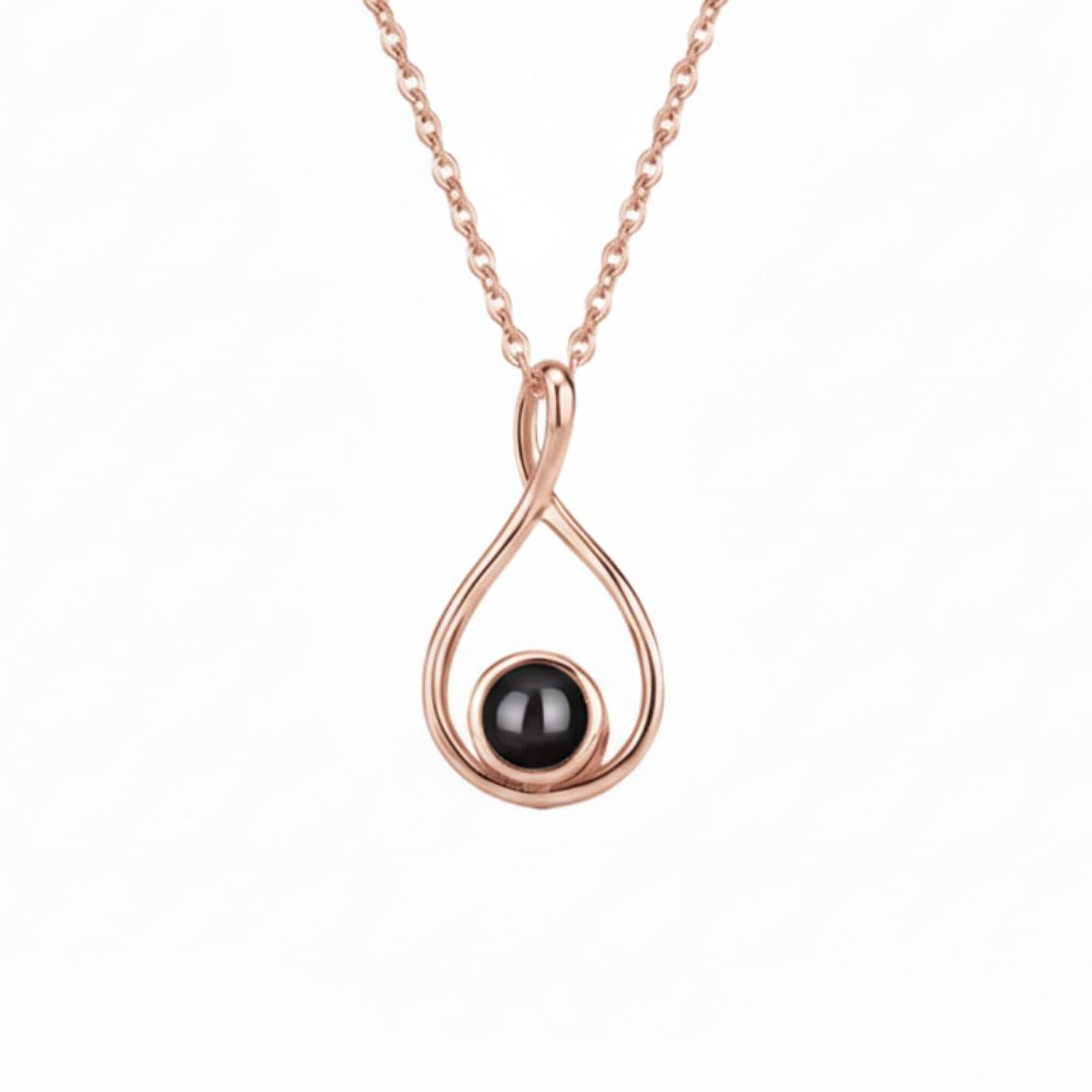 Lorawish Infinity Loop Projection Necklace