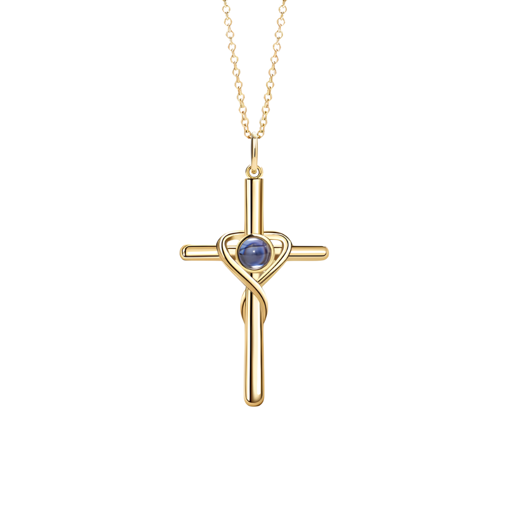 Lorawish Cross Projection Necklace