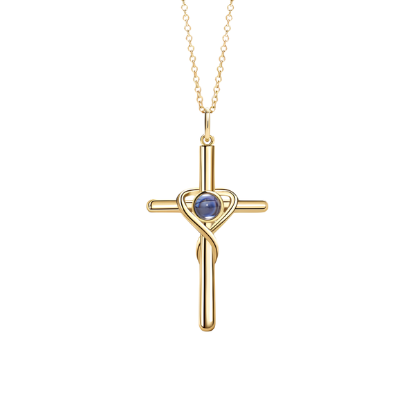 Lorawish Cross Projection Necklace