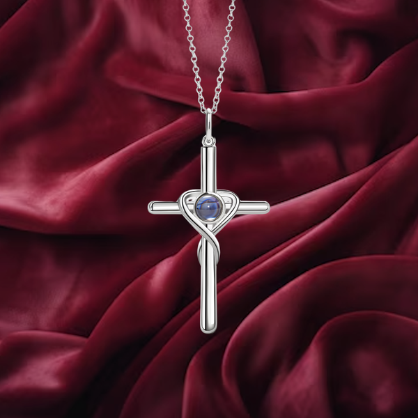 Lorawish Cross Projection Necklace