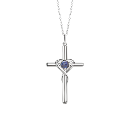 Lorawish Cross Projection Necklace
