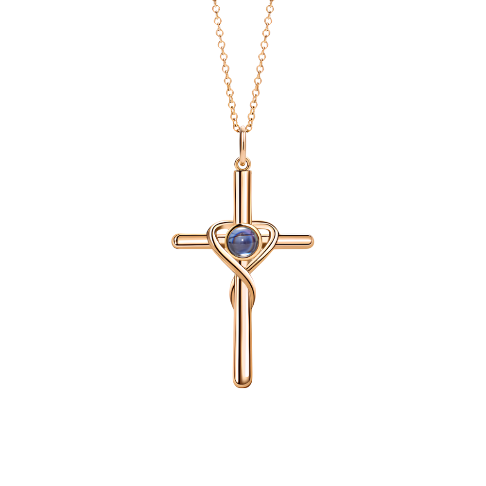 Lorawish Cross Projection Necklace