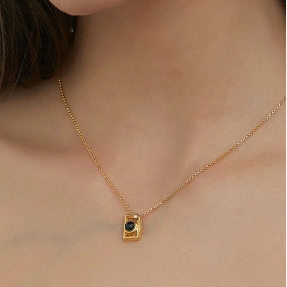 Lorawish Camera Projection Necklace