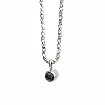 Lorawish Men’s Bubble Projection Necklace