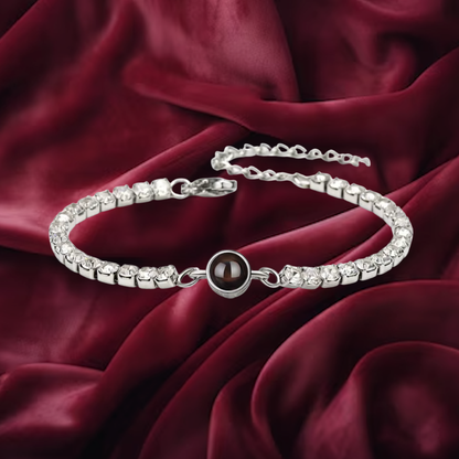 Lorawish Radiant Stone Projection Bracelet