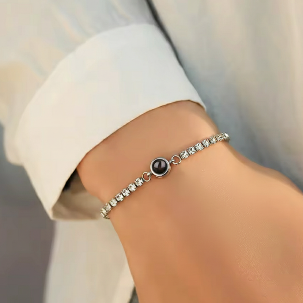 Lorawish Radiant Stone Projection Bracelet