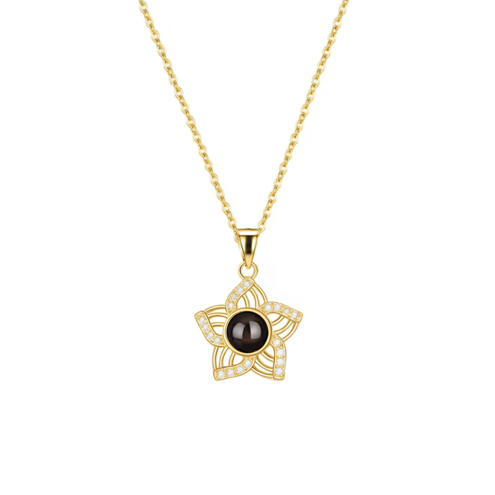 Lorawish Star Charm Projection Necklace