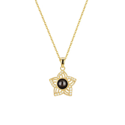 Lorawish Star Charm Projection Necklace