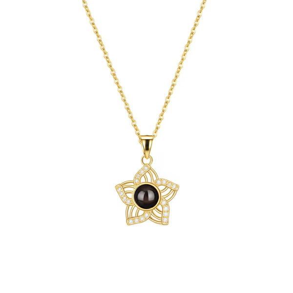 Lorawish Star Charm Projection Necklace
