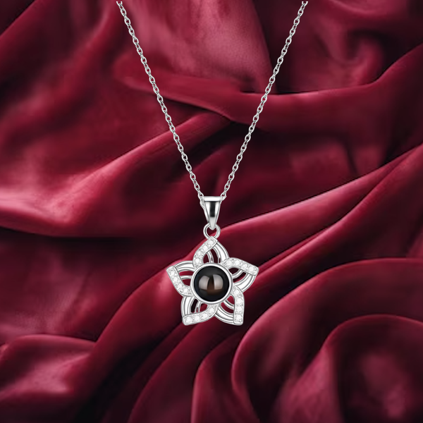 Lorawish Star Charm Projection Necklace