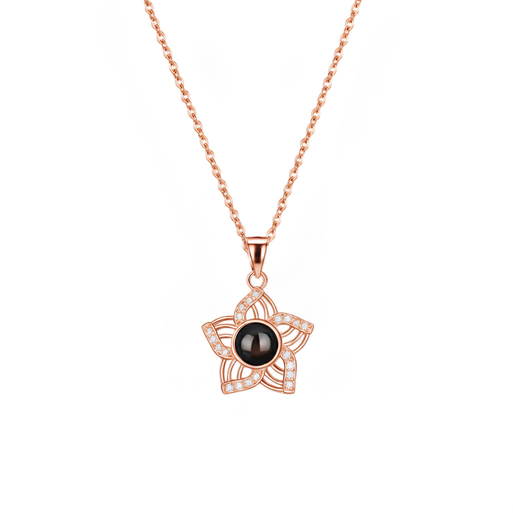 Lorawish Star Charm Projection Necklace