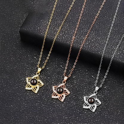 Lorawish Star Charm Projection Necklace
